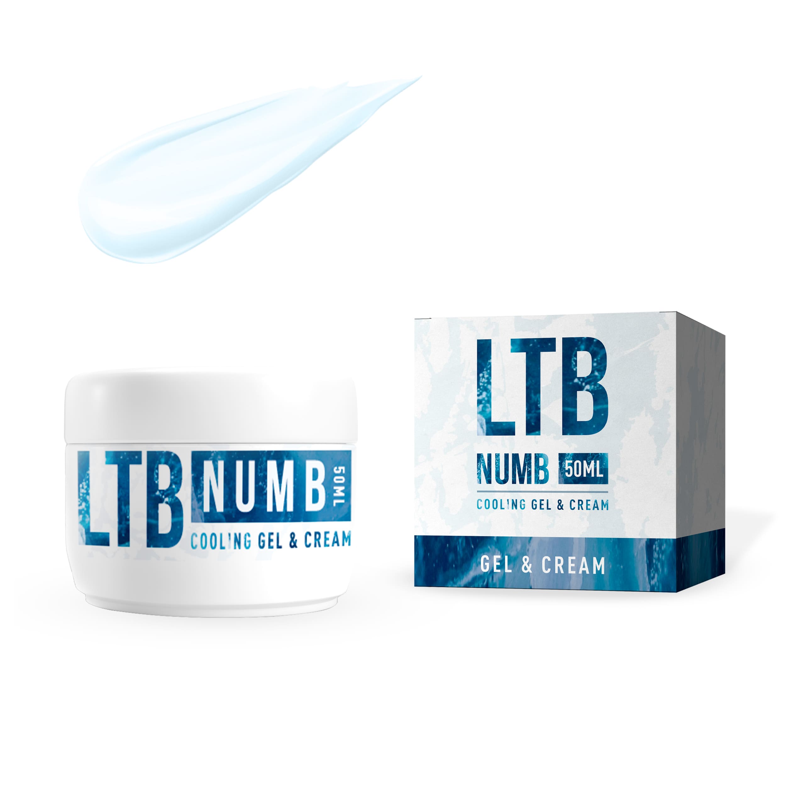 LTB NUMB крем - гель анестетик охлаждающий первичный и вторичный 2 в 1 (AS-Company), 50мл