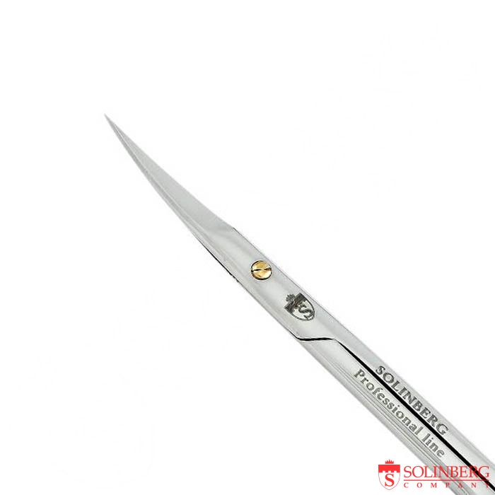Ножницы маникюрные для кутикулы Solinberg Pro line 1004 (ручная заточка), 17мм