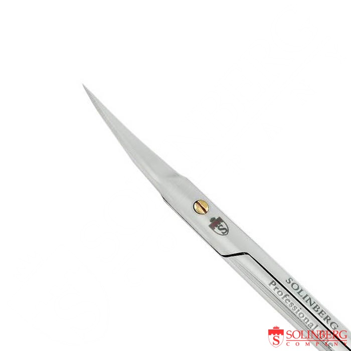 Ножницы маникюрные для кутикулы Solinberg Pro line 1002 (ручная заточка), 21мм