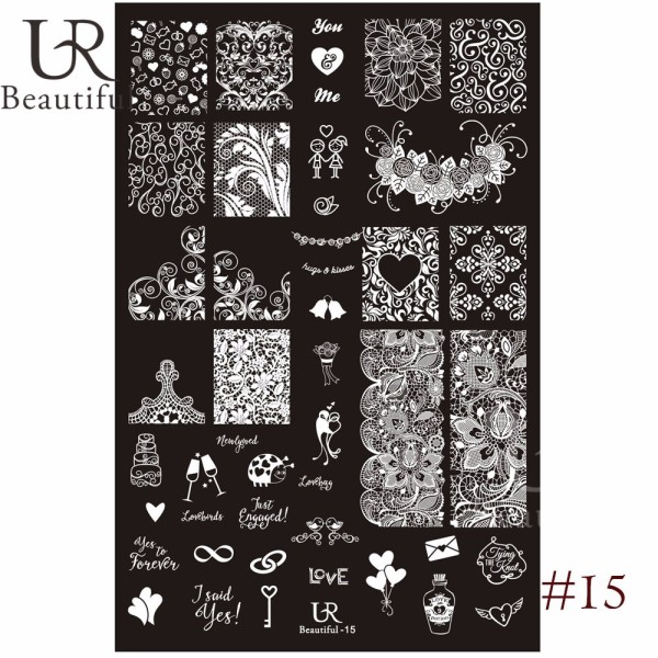 Пластина (диск) для стемпинга UR Beautiful-15